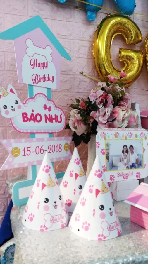 mau-non-sinh-nhat-be-cho-gai Mẫu nón sinh nhật cho bé gái tuổi chó