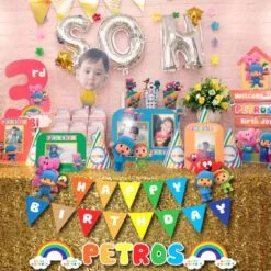 Bộ phụ kiện sinh nhật chủ đề Petros