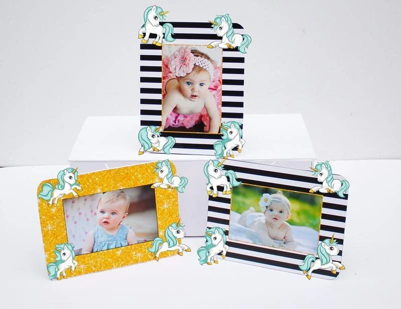 Set khung hình Unicorn Boy màu đen im tuyến