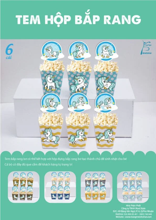 bia tem bap rang bo unicorn boy Bìa tem bắp rang bơ Unicorn boy