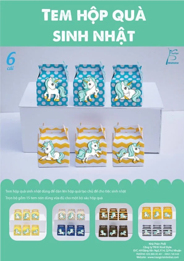 bia tem hop qua unicorn boy Bìa tem hộp quà Unicorn boy