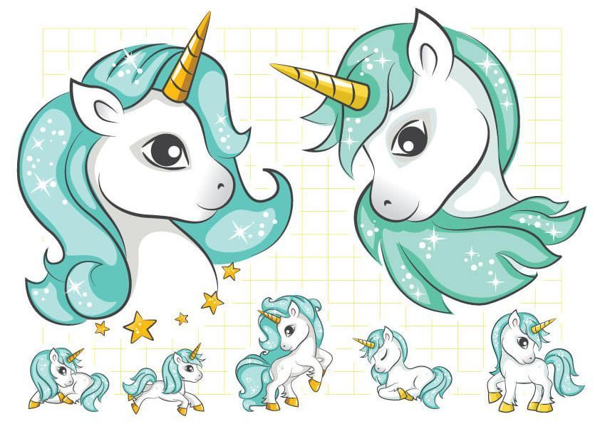 Ruột tem dây chữ Unicorn Boy