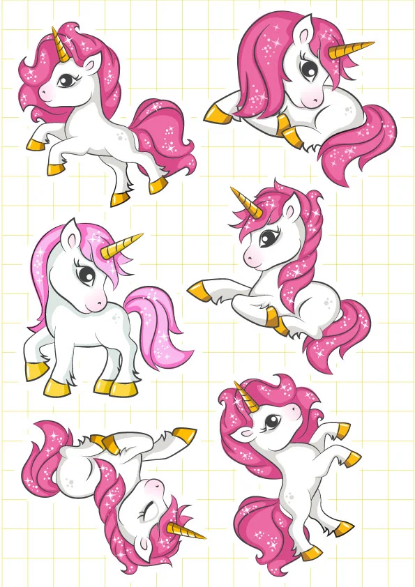 Ruột tem nón Unicorn Girl