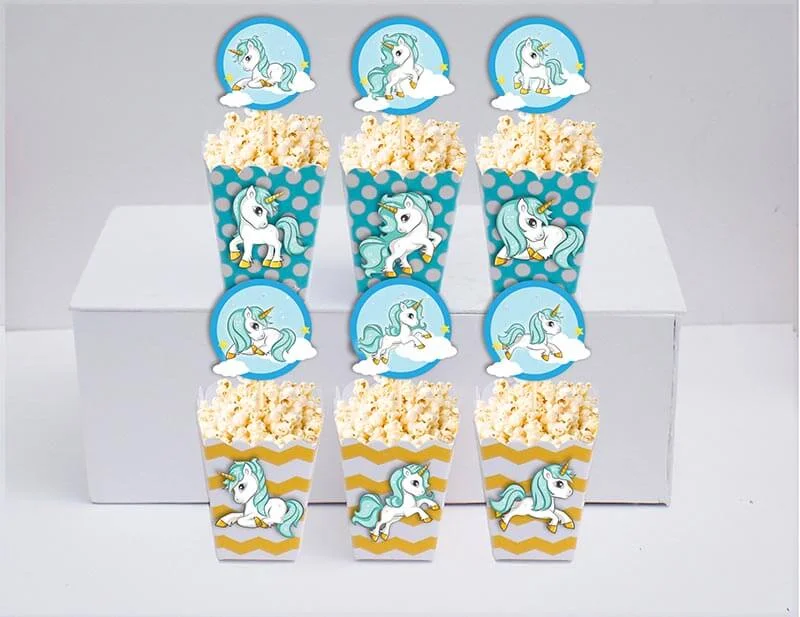 tem bap rang bo unicorn boy mau xanh min vang 1 Tem bắp Unicorn Boy màu xanh min vàng