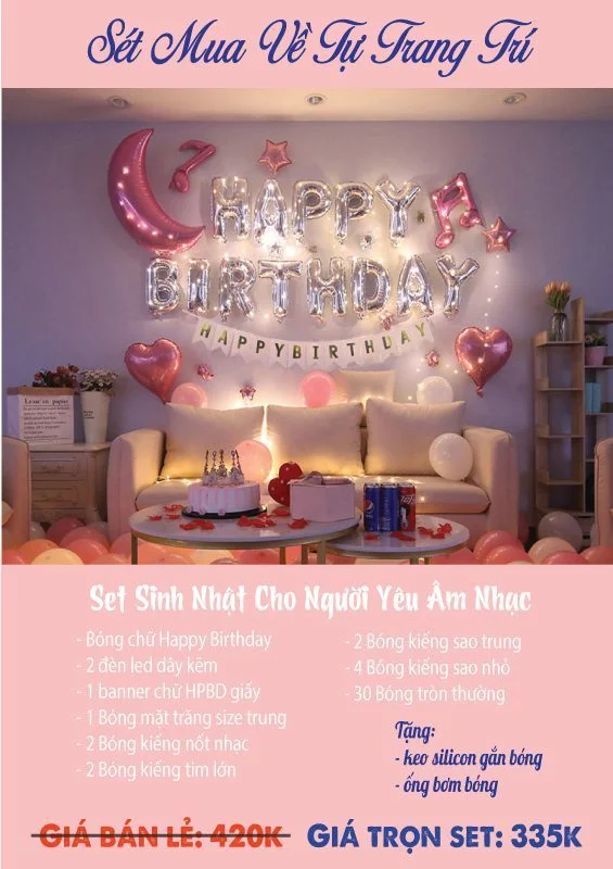 set bong sinh nhat tong hong cho ng yeu nhac set bong sinh nhat tong hong cho ng yeu nhac
