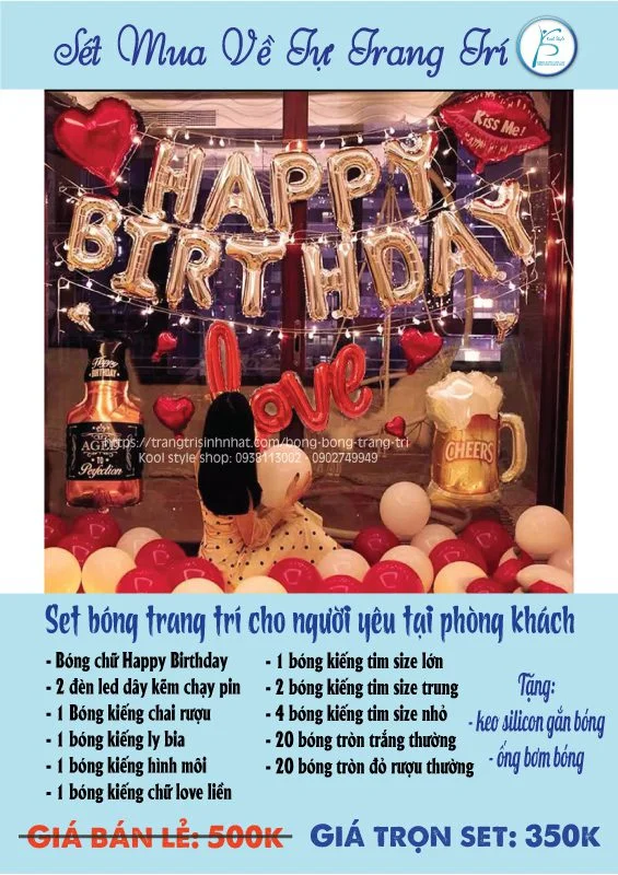 set bong trang tri cho nguoi yeu tai phong khach set bong trang tri cho nguoi yeu tai phong khach
