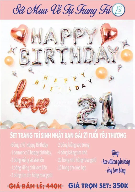 set trang tri sinh nhat ban gai 21 tuoi yeu thuong set trang tri sinh nhat ban gai 21 tuoi yeu thuong