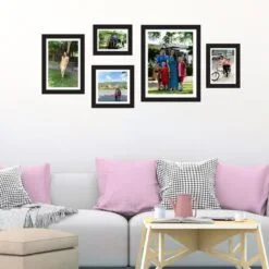 set 5 khung hình dán tường gia đình