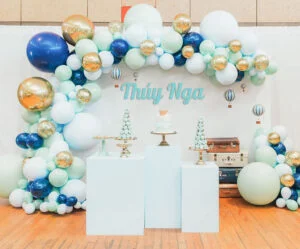 trang tri sinh nhat mau xanh min trang tri sinh nhat mau xanh min