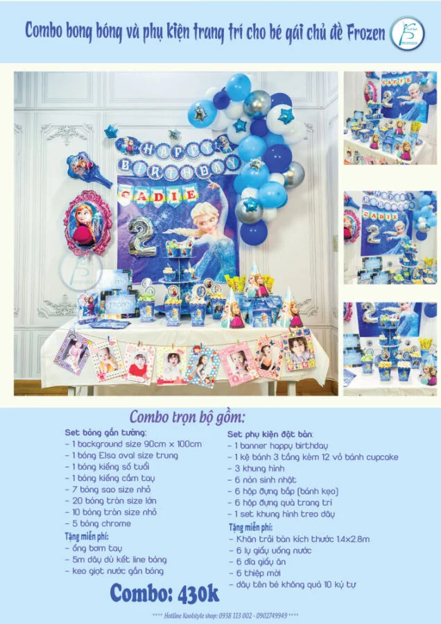 chi tiet combo set do trang tri sinh nhat be gai frozen chi tiet combo set do trang tri sinh nhat be gai frozen