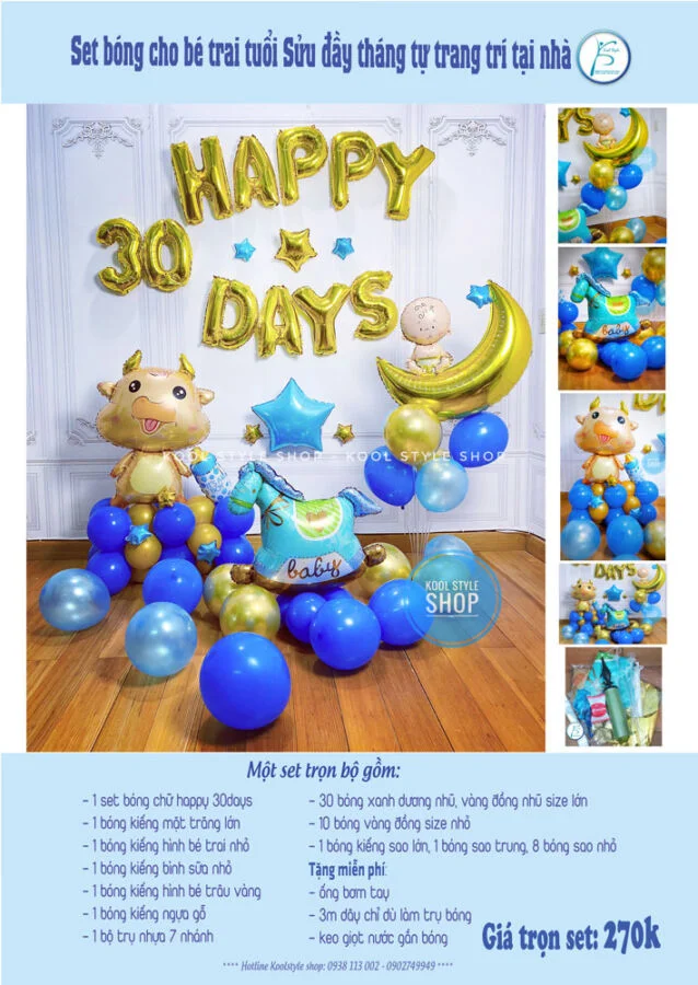 chi tiet set bong bong sinh nhat be trai tuoi trau chi tiet set bong bong sinh nhat be trai tuoi trau