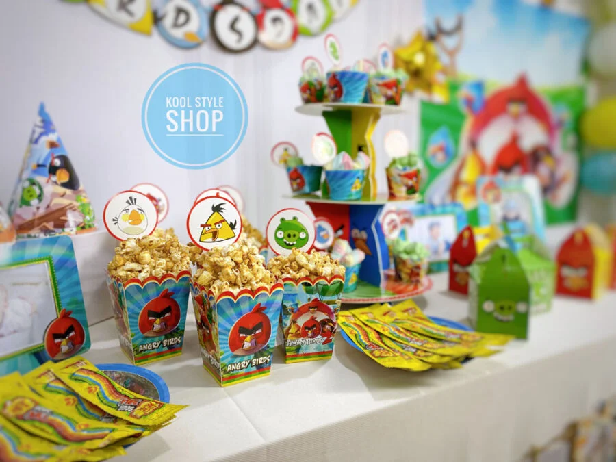 do trang tri sinh nhat angry birds