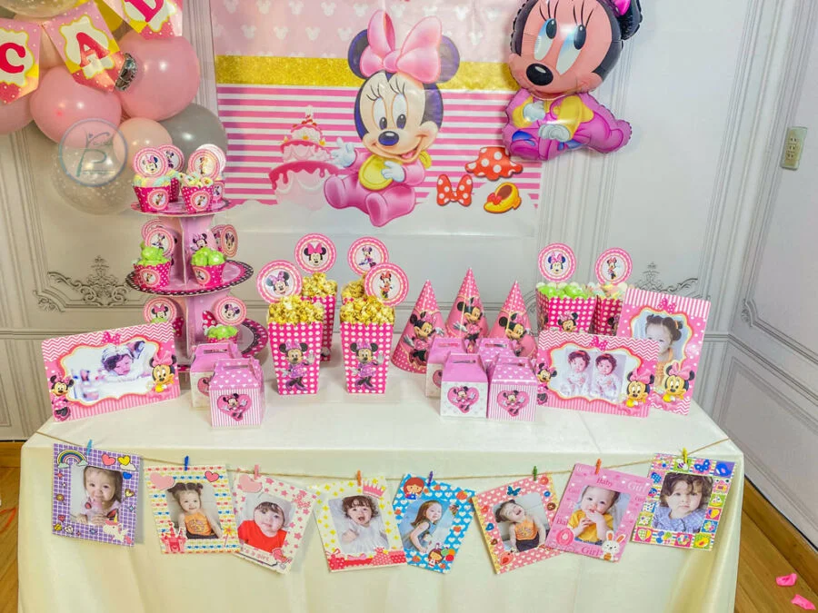 trang tri ban thoi noi be gai minnie trang tri ban thoi noi be gai minnie