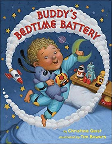 sách trước khi đi ngủ - Buddy's Bedtime Battery của Christina Geist