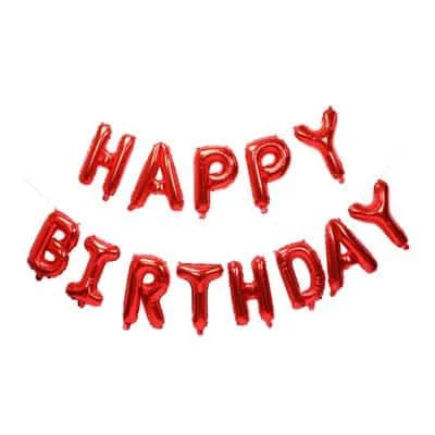 bong bong chu happybirthday mau do bong bong chu happybirthday mau do