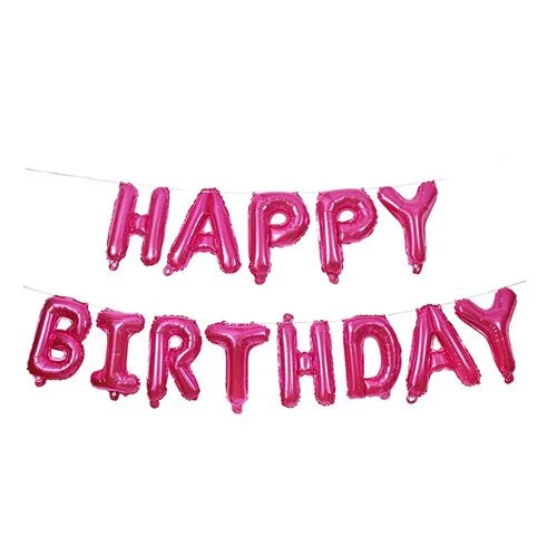 bong bong chu happybirthday mau hong dam bong bong chu happybirthday mau hong dam