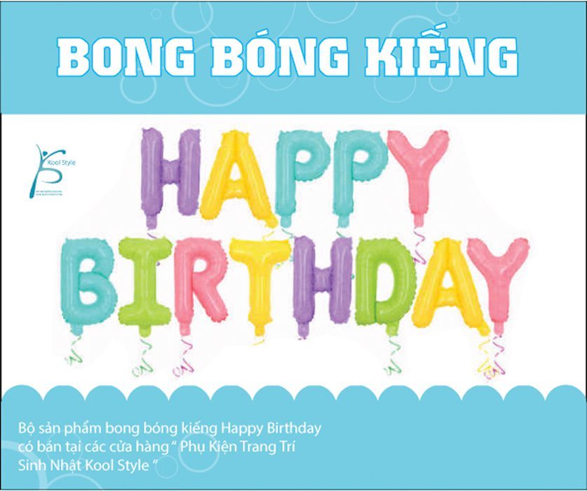 bong kieng chu happy birthday nhieu mau pastel