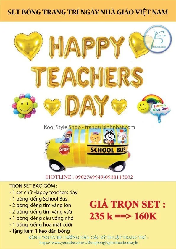 set trang tri ngay 20 thang 11