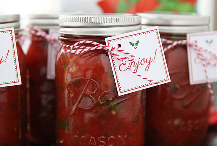 creative gift ideas homemade salsa