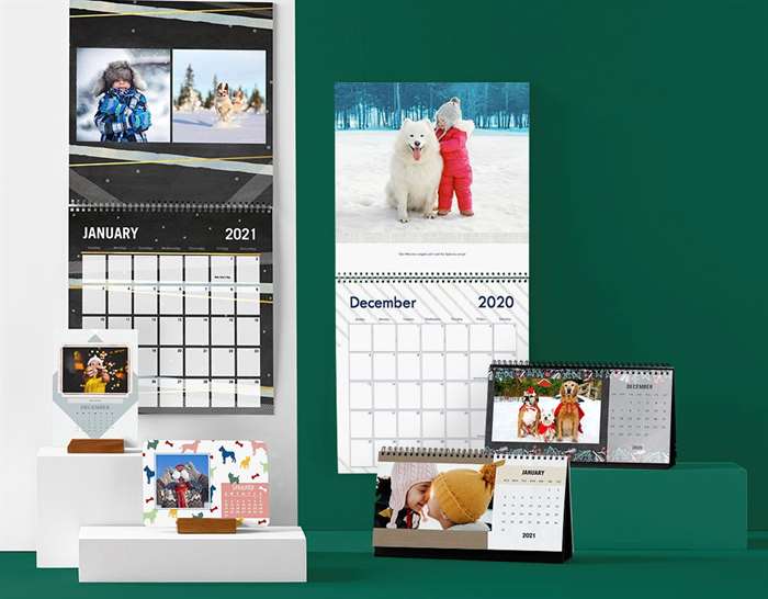 Custom calendars for holiday gifts