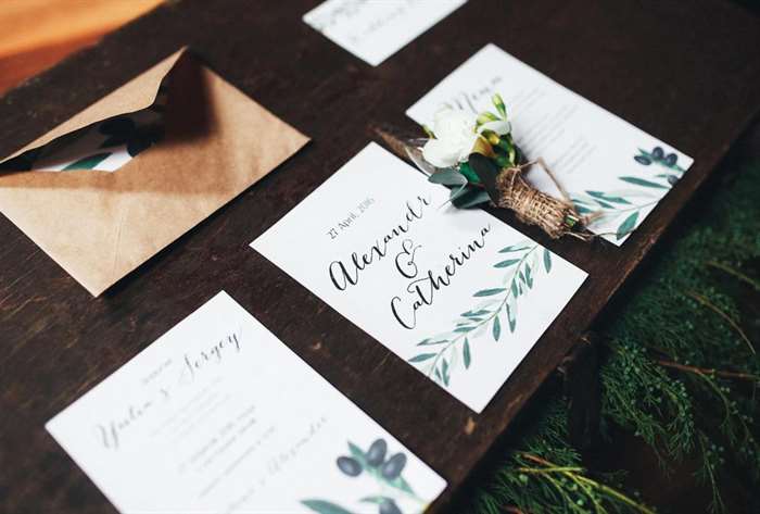 wedding stationery.