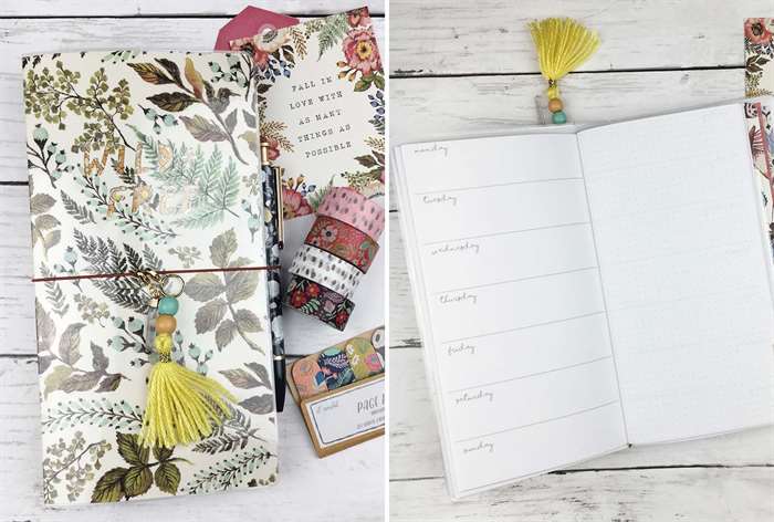 4th wedding anniversary travelers notebook