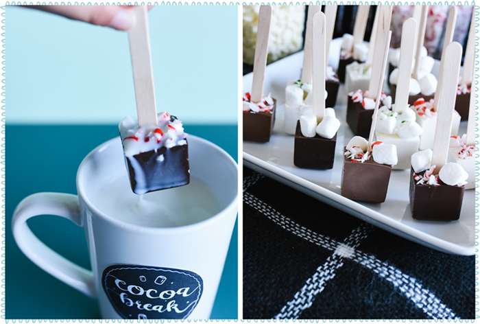 Hot chocolate stirrers