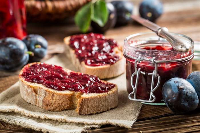 fresh jam and toast as a great homemade mother's day gift