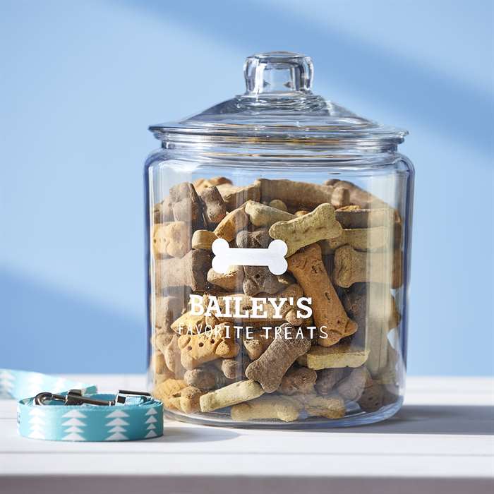 dog treat jar from shutterfly