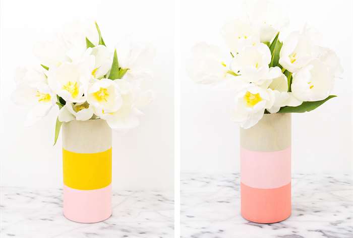 creative gift ideas colored vases