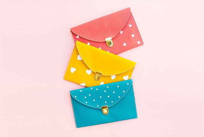 creative gift ideas buckled clutch 