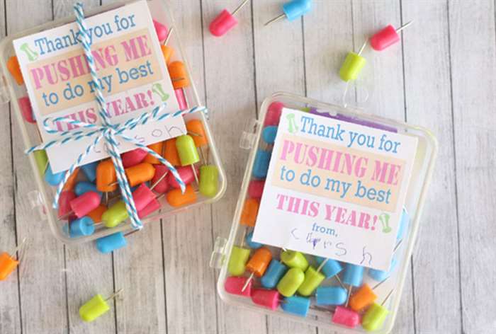 teacher appreciation week gift ideas push pins width=