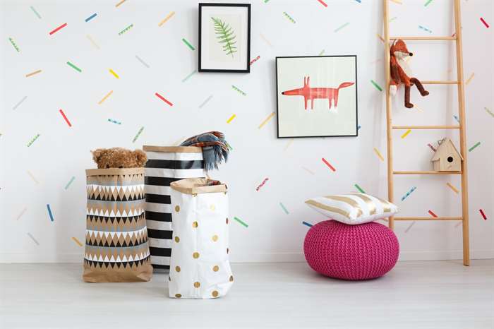 diy washi tape wall ideas