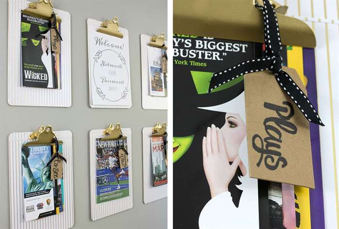 diy room decor photo clipboards width=