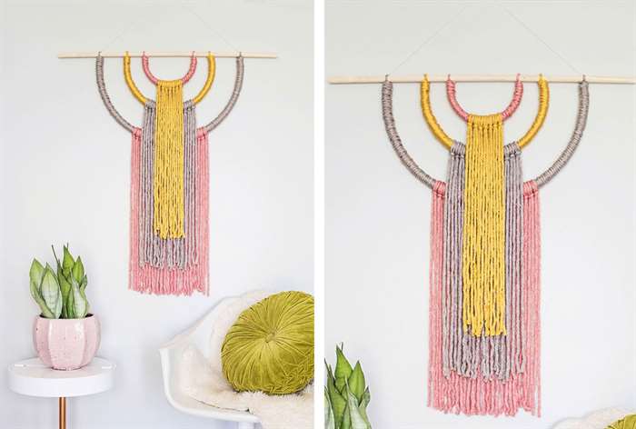 diy room decor statement wall hanging width=