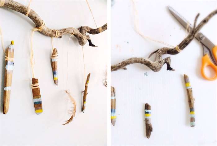 diy room decor driftwood wall hanging width=