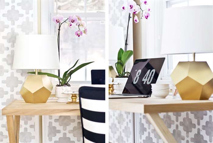 diy room decor geometric lamp width=