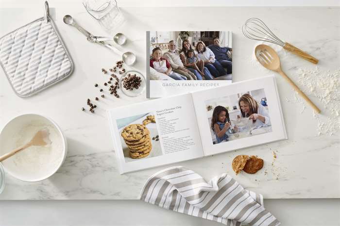 photo books that doubles as a cook book for home recipies