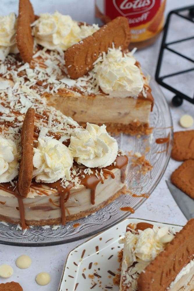 1639658506 793 So co la trang Biscoff Swirl Cheesecake