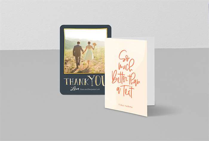 Custom thank you cards for all occasions