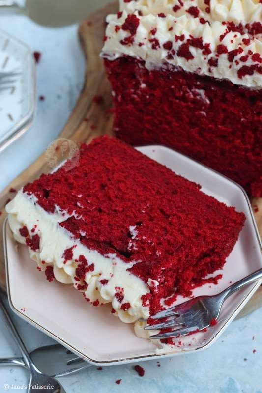 1639665571 910 Red Velvet Loaf Cake