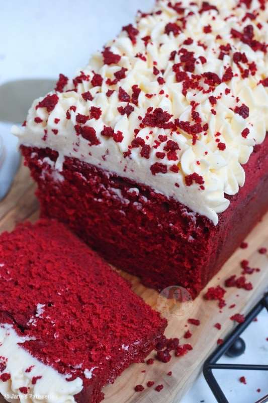 1639665574 719 Red Velvet Loaf Cake