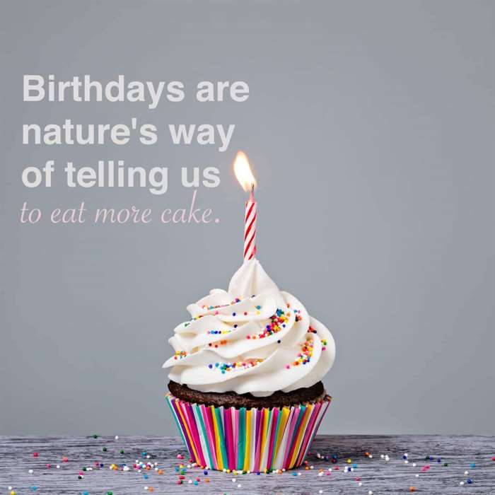 Birthday Cupcake with a red candle and colorful sprinkles