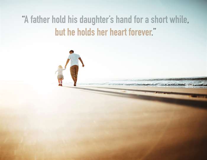 dad and daughter images with quotes: always together