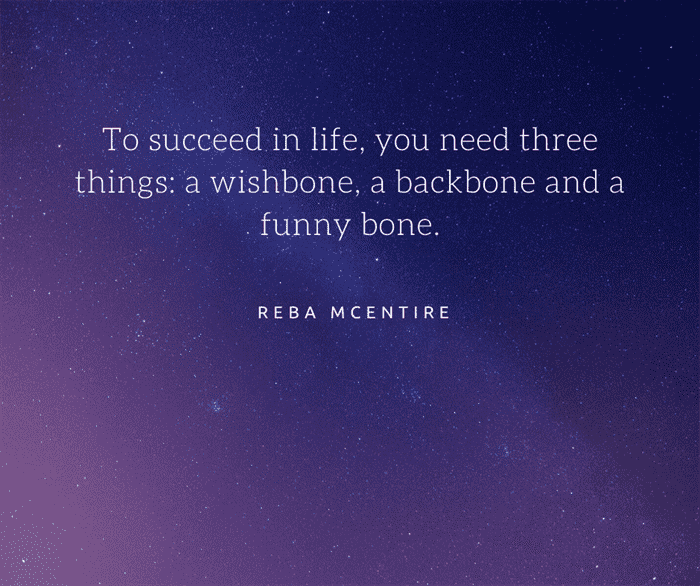 quote by reba on succeeding in life