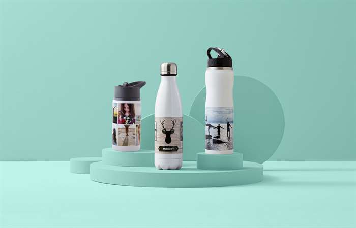 Reusable stainless steel water bottles for an eco-friendly gift for your mom for mothers day