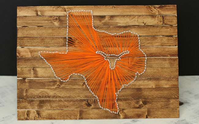 simple string art perfect for mothers day gift