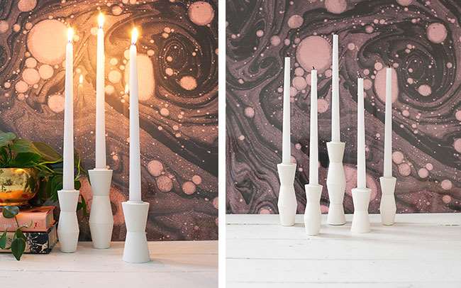 creative candlesticks for mothers day gift