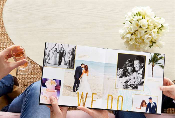 create your own custom high quality wedding photo book