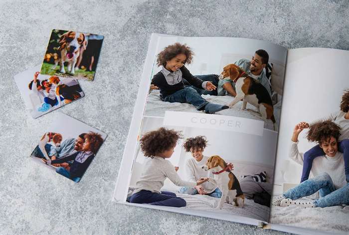 best photo book to display photos of kids and dogs